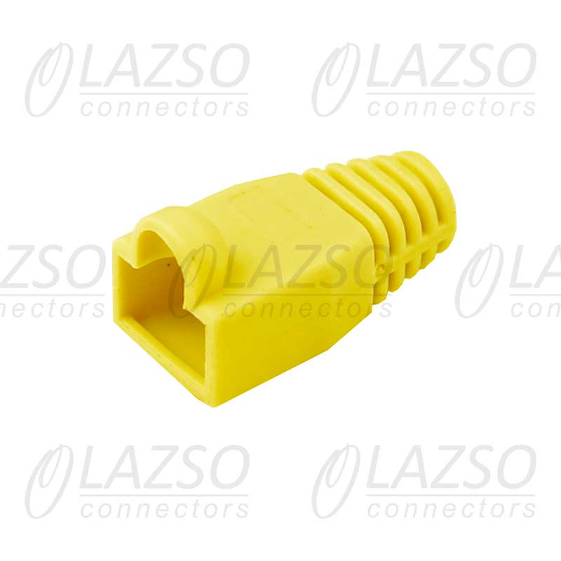 LAZSO APC1Y Резиновый колпак ЖЁЛТЫЙ для разъема RJ45, 1шт.