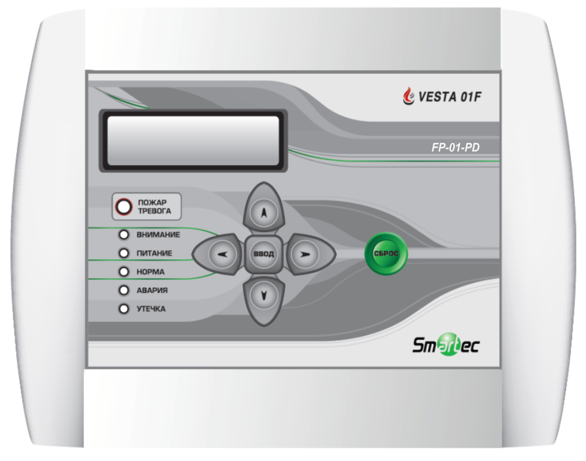 SF-FP-01D-P Центральный блок ППКиУ с дисплеем и клавиатурой